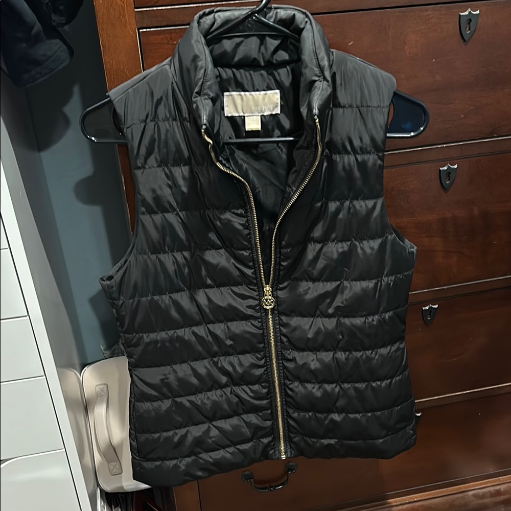 Black Quilted Vest- Micheal kors